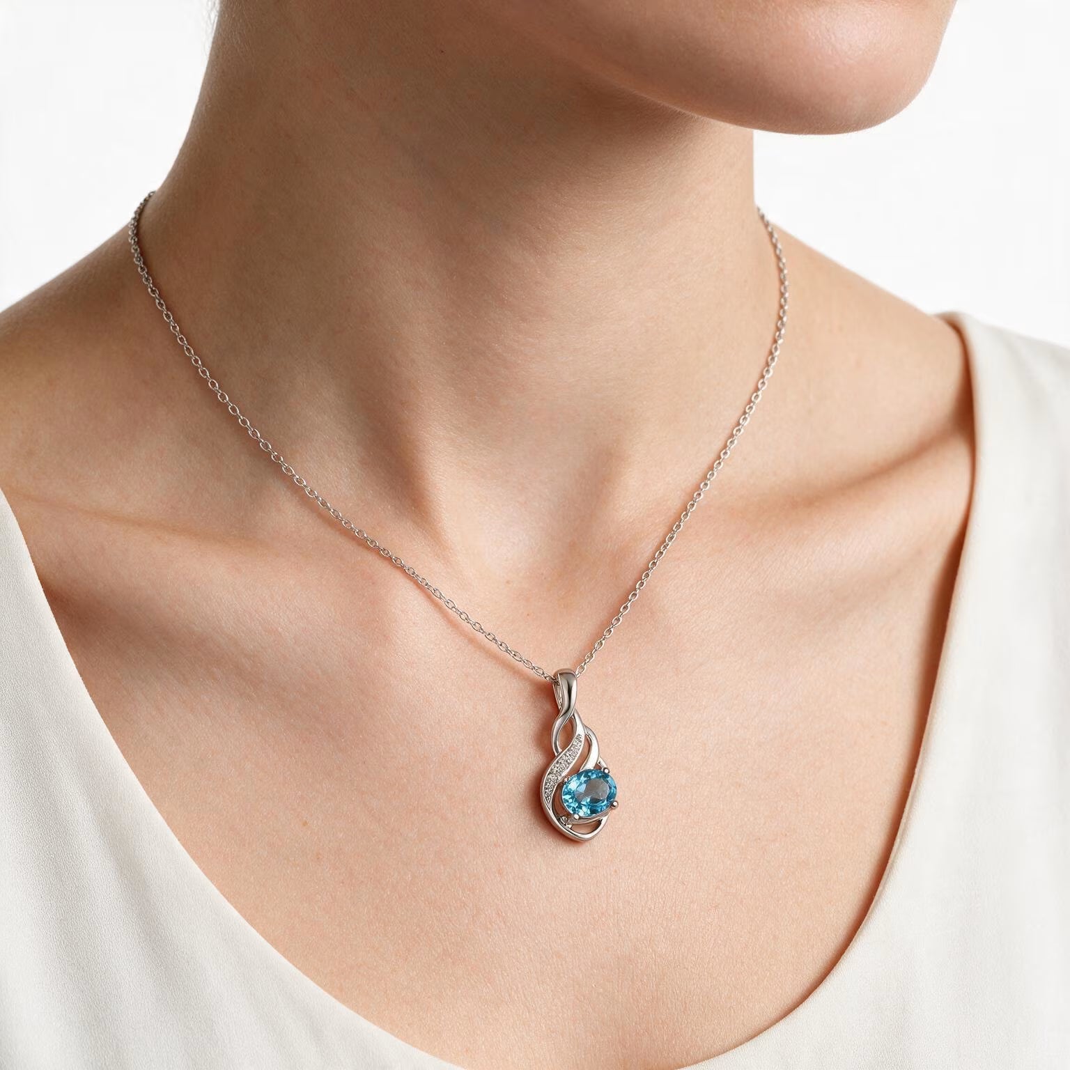 Aqua Embrace Pendant