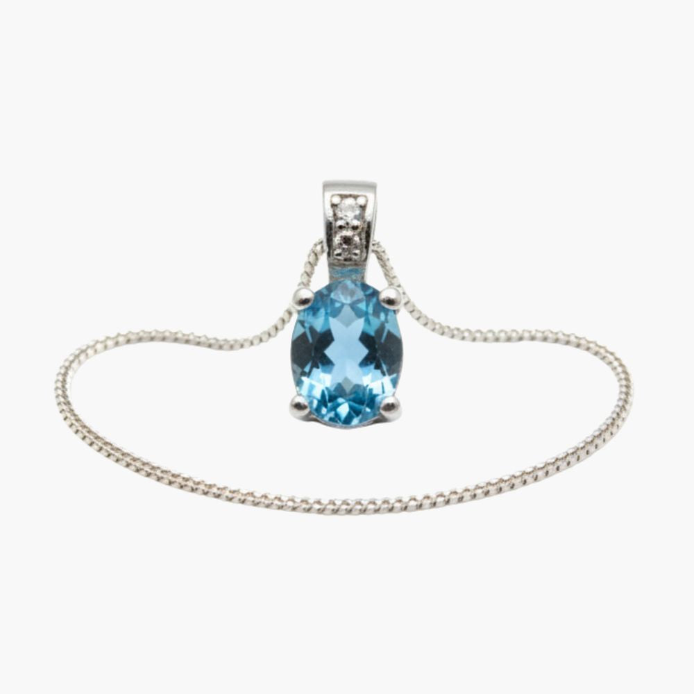 Azure Dream Blue Topaz Pendant