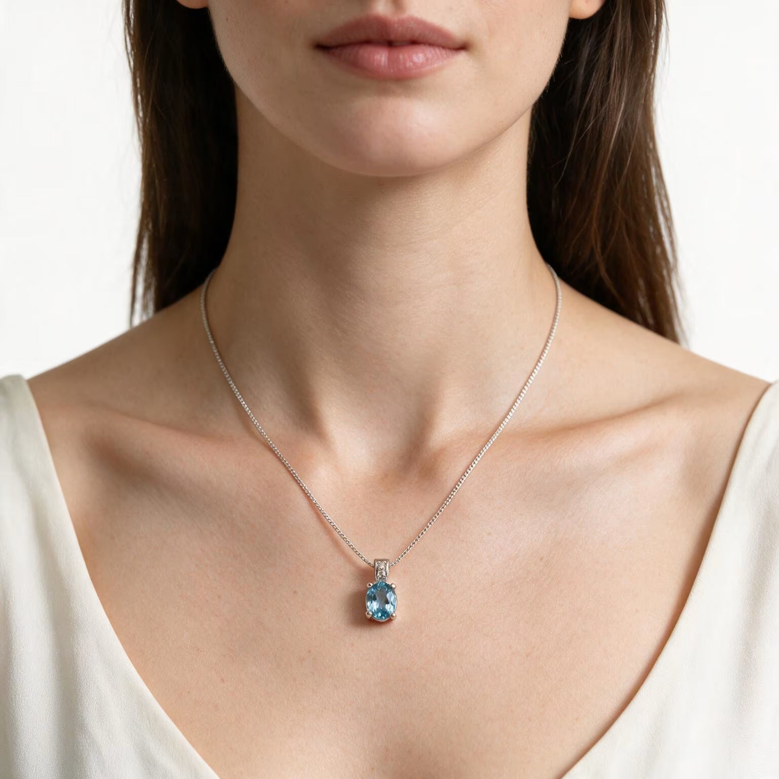 Azure Dream Blue Topaz Pendant