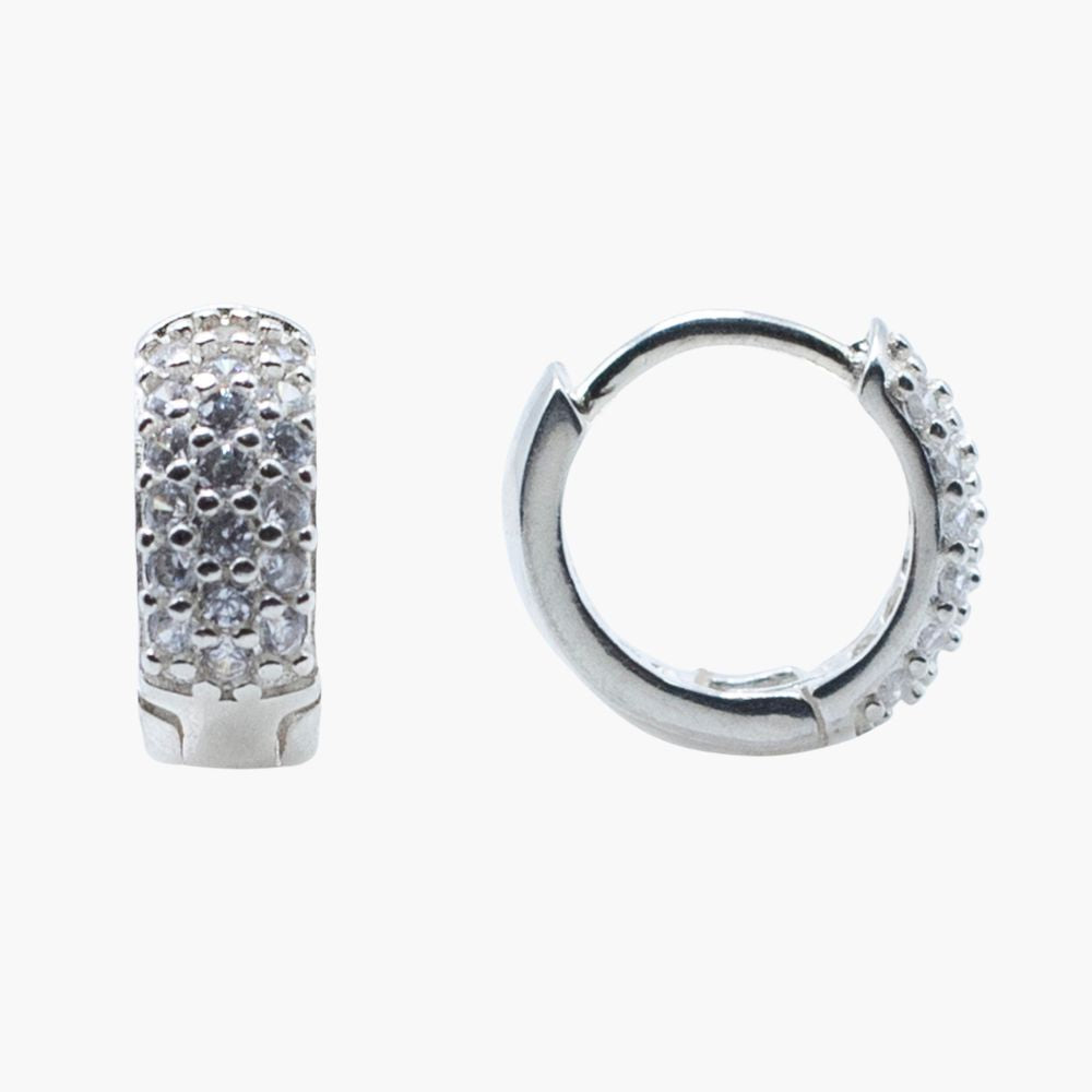 Celestial Spark Inside-Out Hoop Earrings