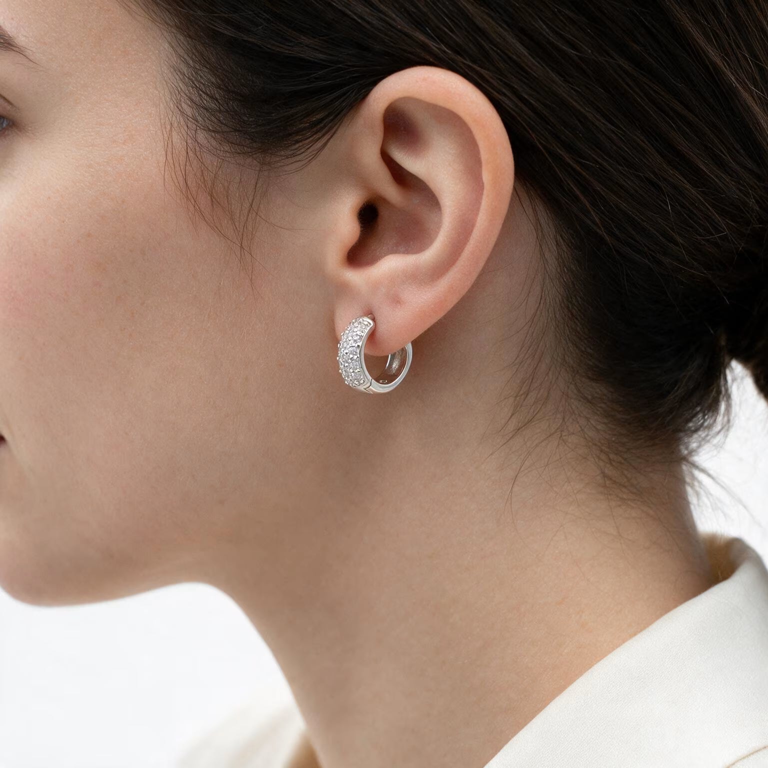 Celestial Spark Inside-Out Hoop Earrings
