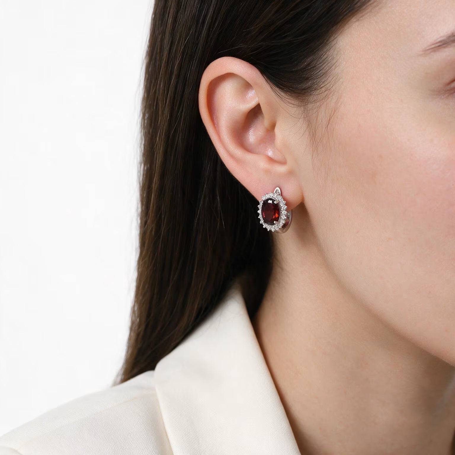Crimson Legacy Garnet Earrings