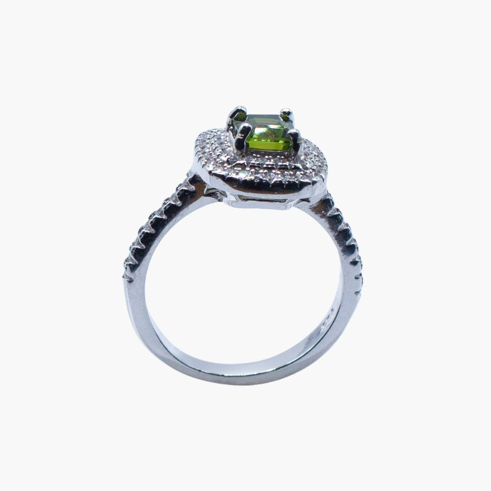 Emerald Blush Tourmaline Ring
