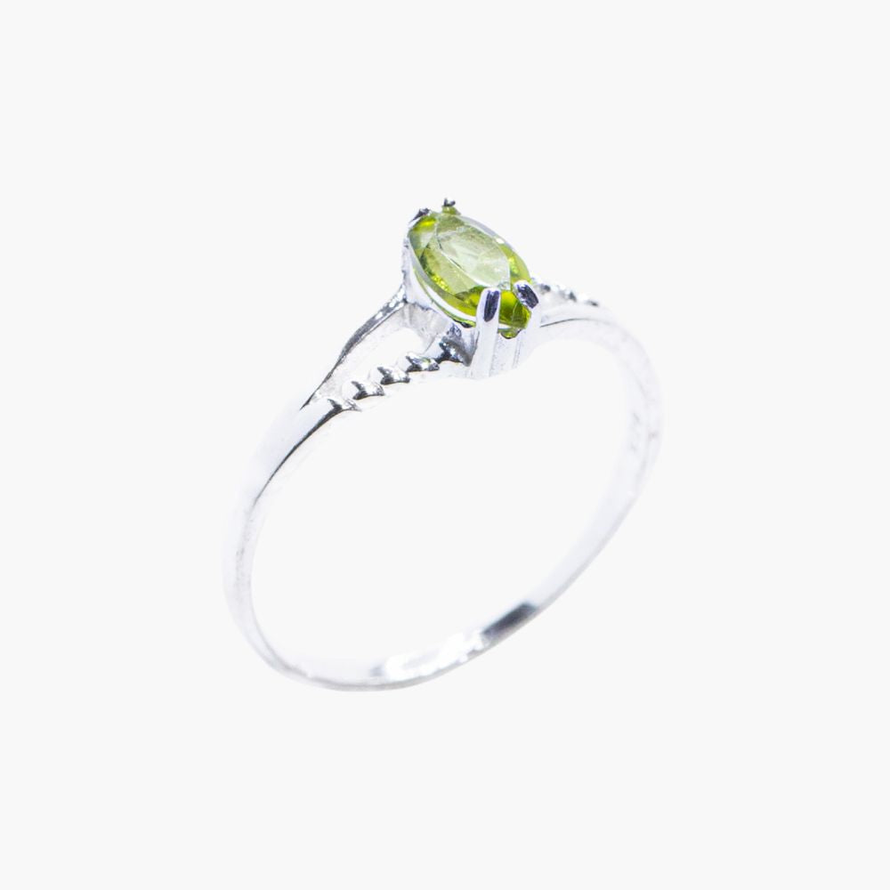 Emerald Whisper Peridot Ring