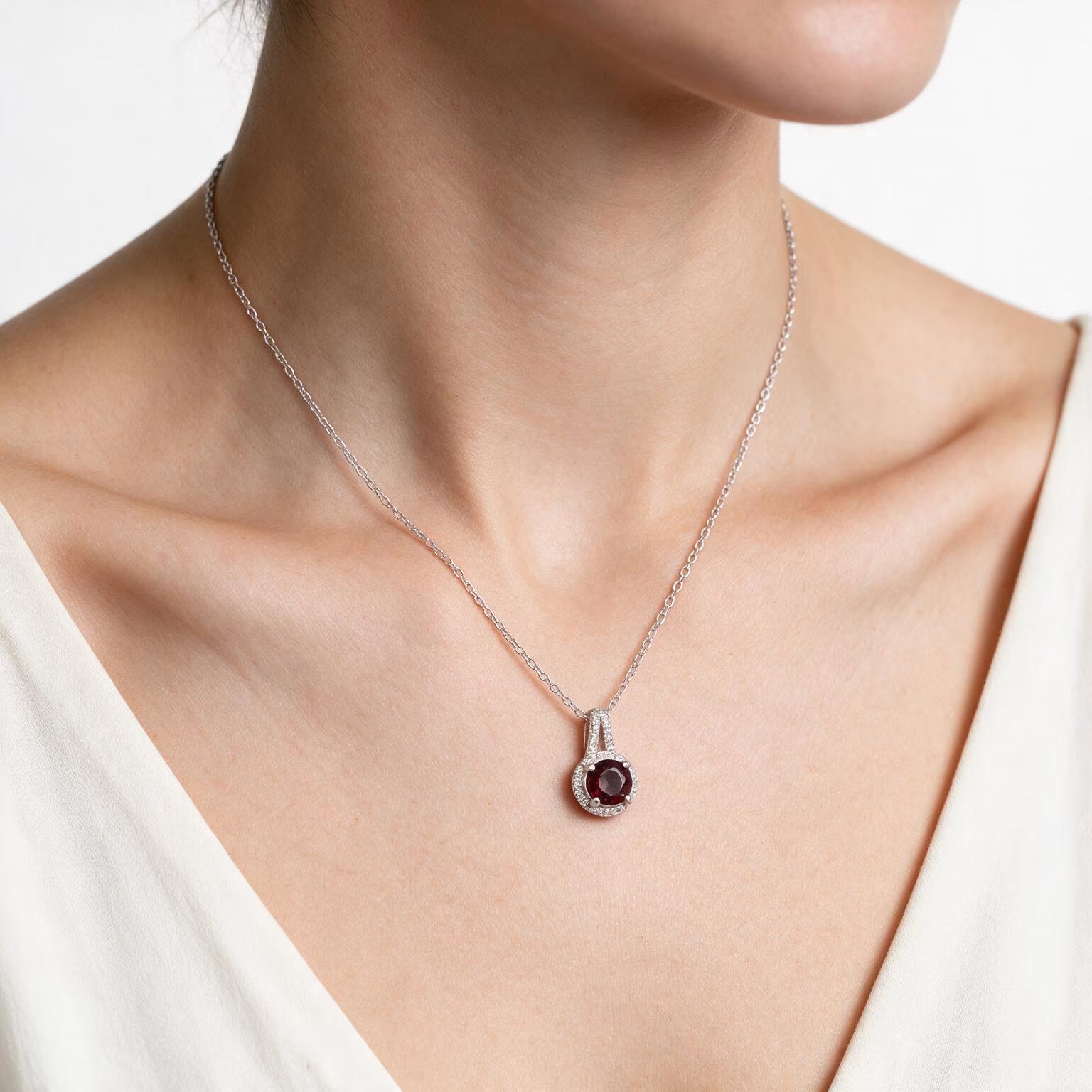 Garnet Glow Pendant