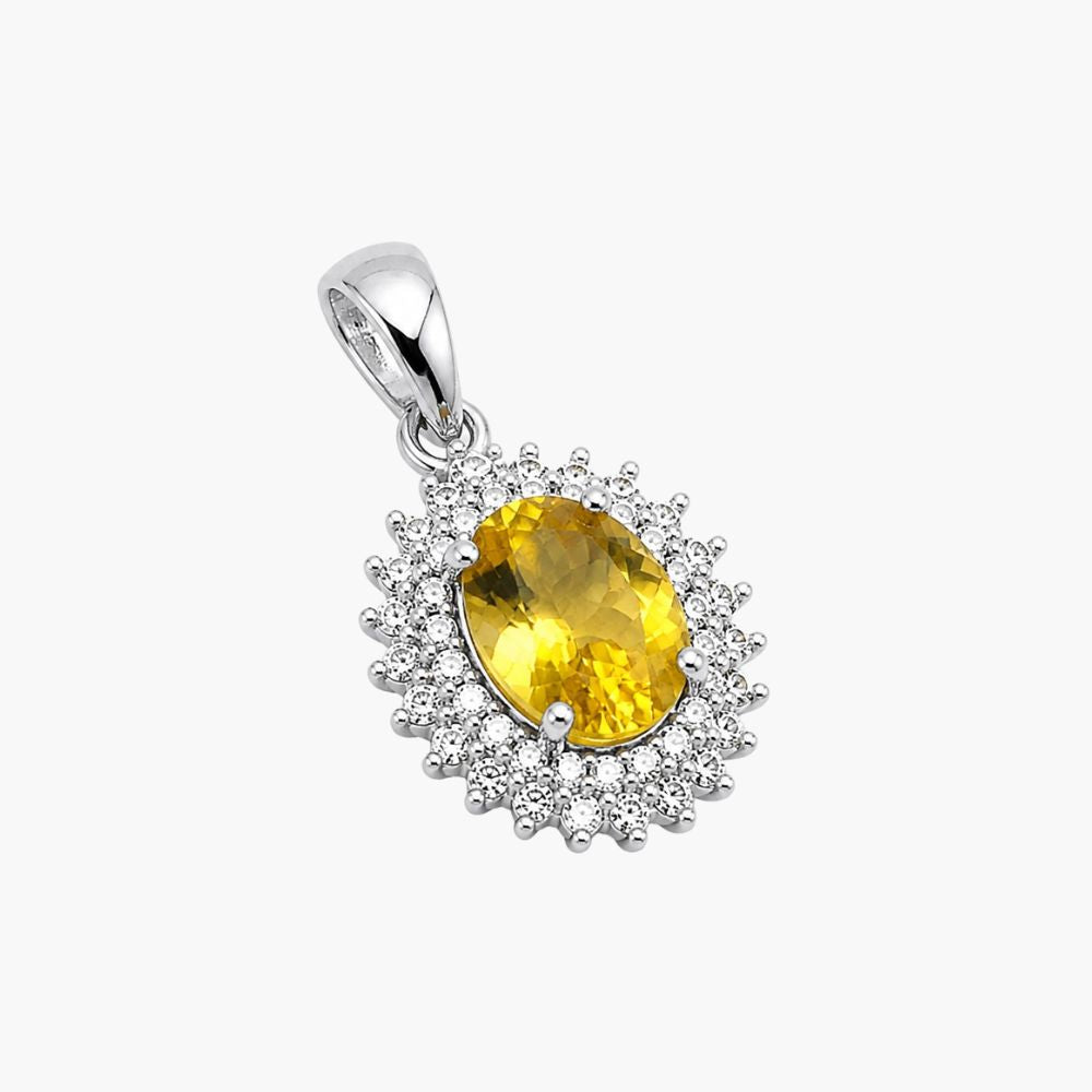Golden Glow Citrine Pendant