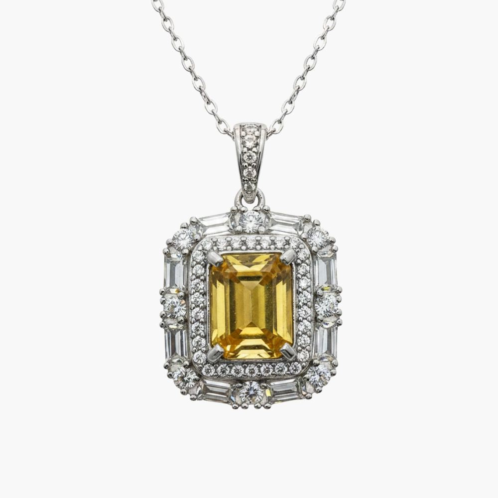 Golden Prestige Natural Citrine Pendant