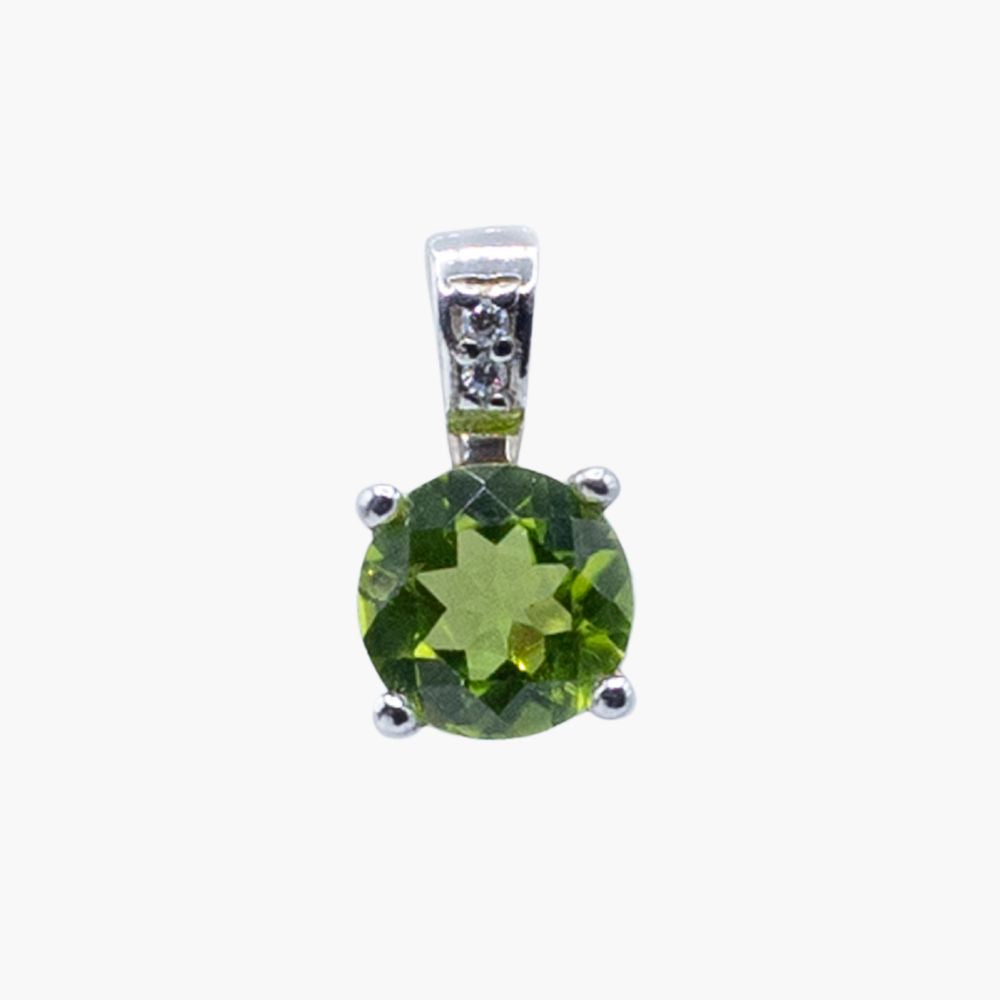 Natural Peridot Pendant