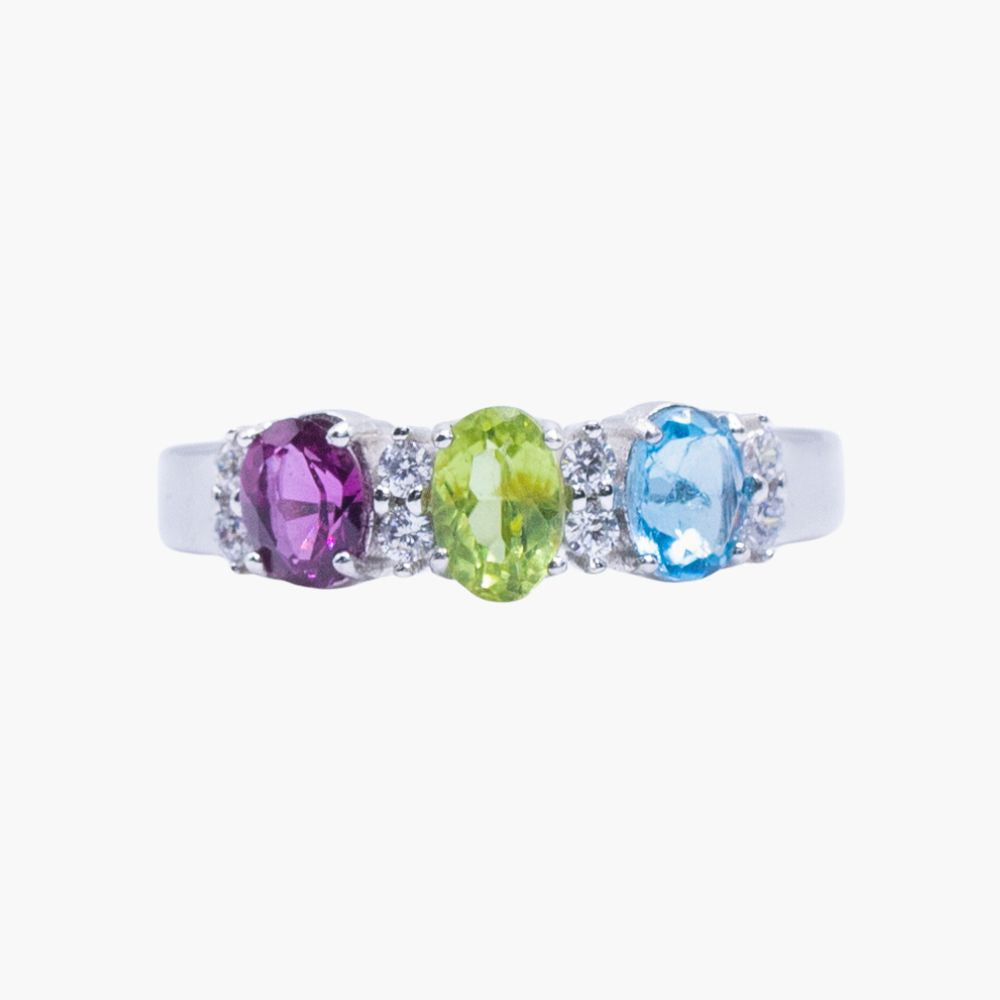 Trinity Garden Gemstone Ring