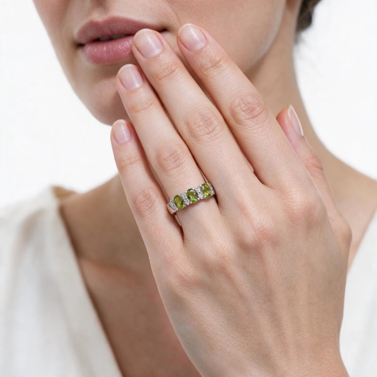 Trinity Rose Tourmaline Ring