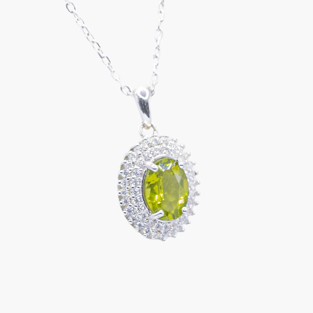 Verdant Aura Peridot Pendant