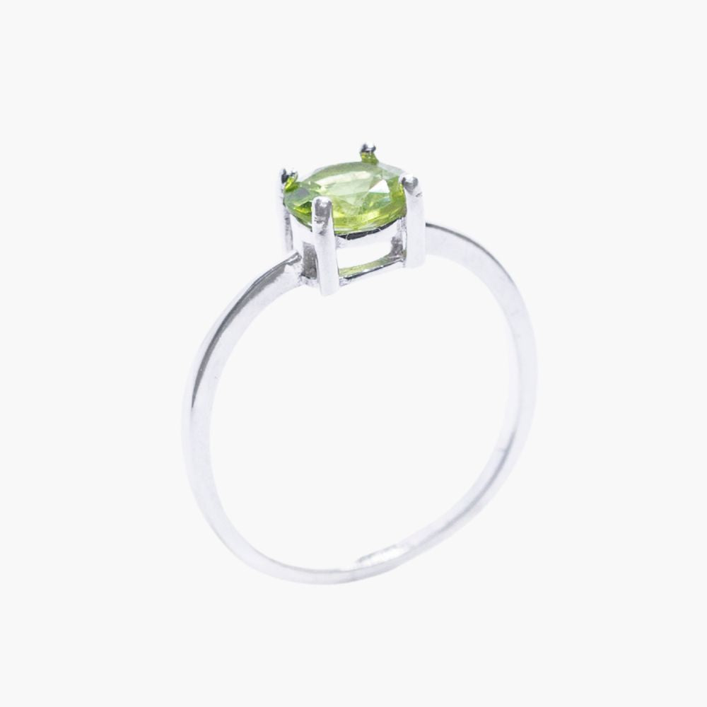 Verdant Aura Peridot Ring
