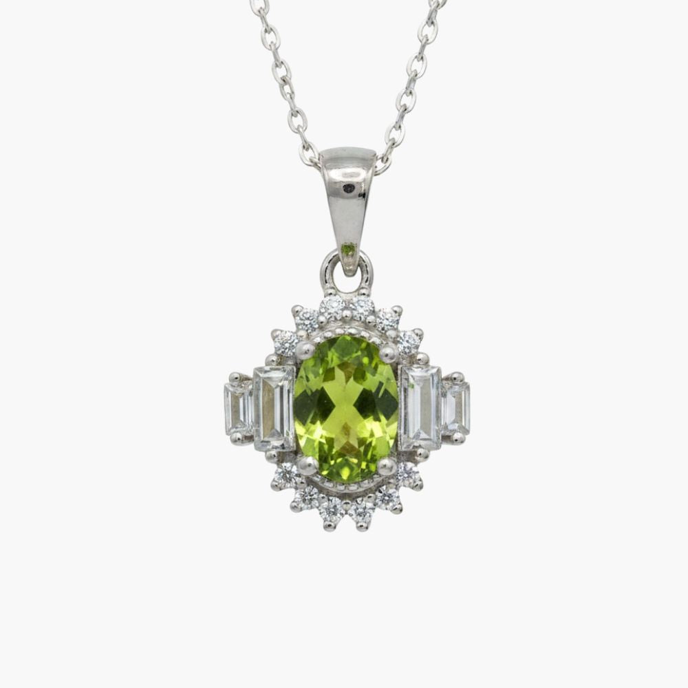 Verdant Majesty Halo Pendant